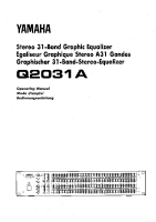 Yamaha Q-2031-A - Owners Manual 